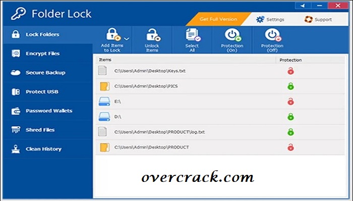 Folder Lock Serial Number